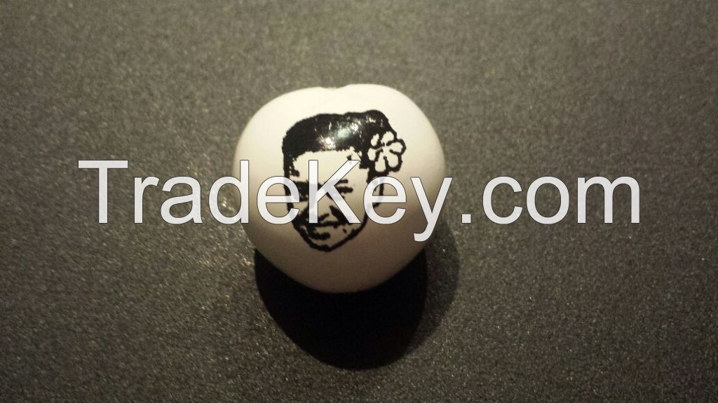 Printed Kukui Nut Beads