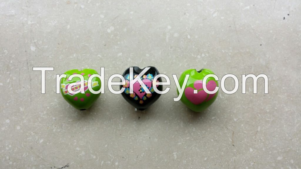 Printed Kukui Nut Beads