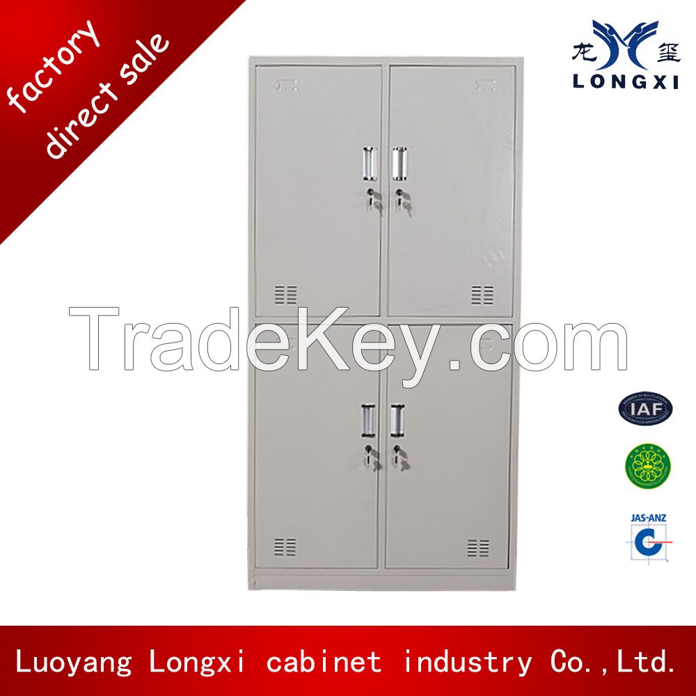 KD structure 4 door locker,bathroom clothes cabinet,metal locker