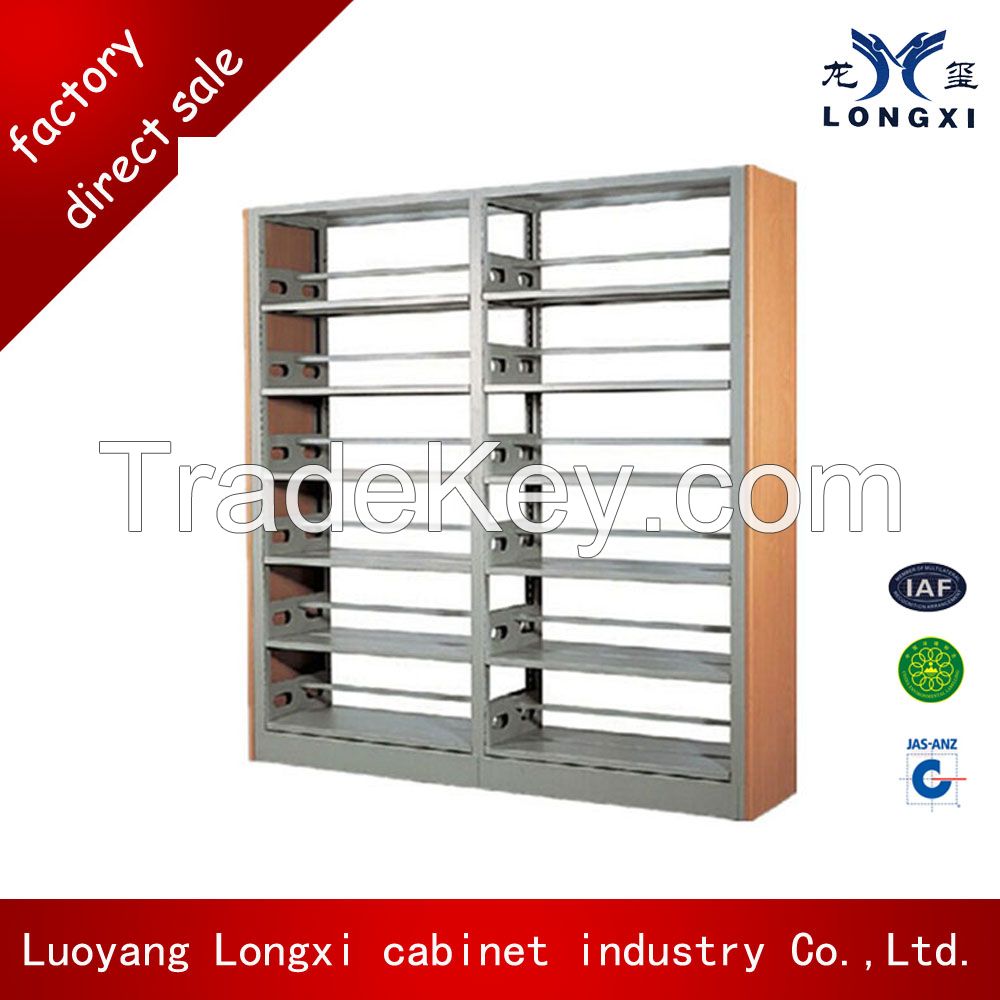 On promotion steel libiary shelf, metal book rack cabinet from luoyang factory