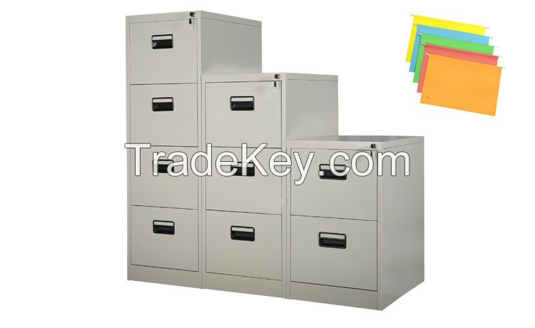 Metal, high quality cold-rold steel plate Material and Filing Cabinet Specific Use2 3  4 drawers steel filing cabinet