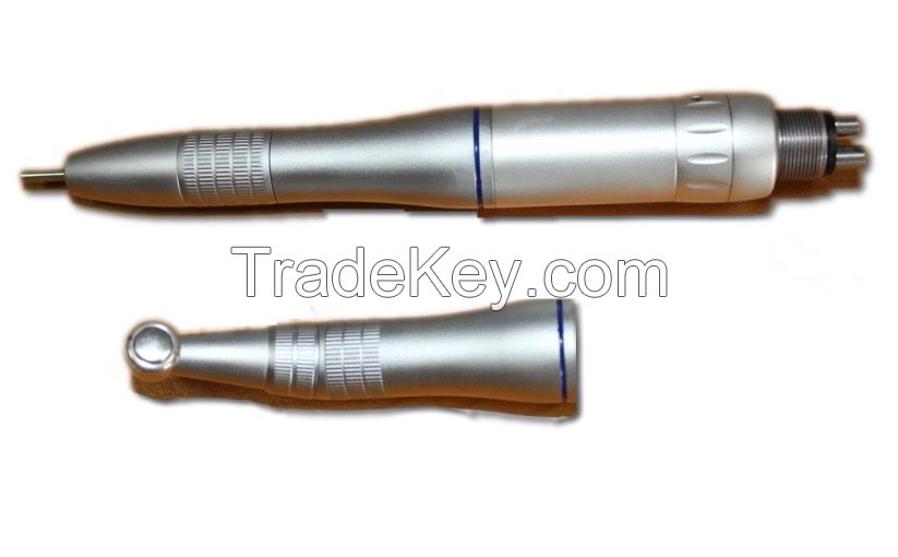 Inner channel push button contra angle low speed handpiece