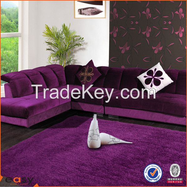 Luxury hand made microfiber carpet