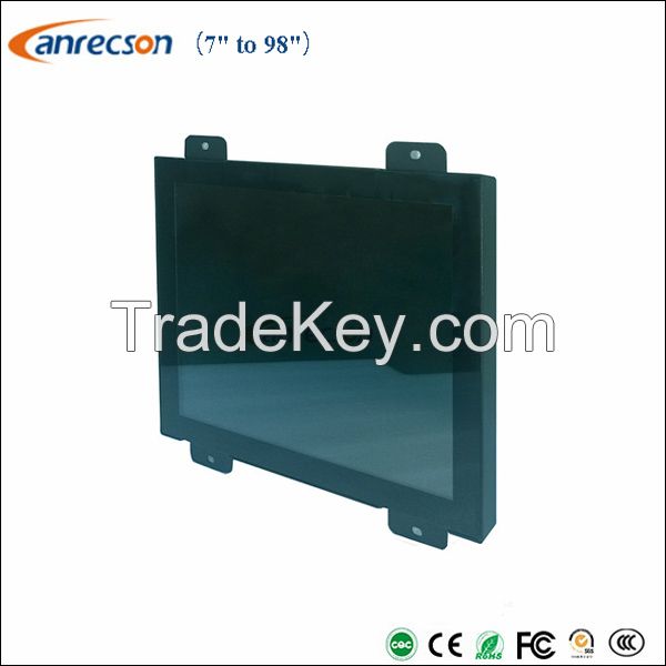 12 inch PCT open frame LCD monitor with 10 points projected capacitive touchscreen