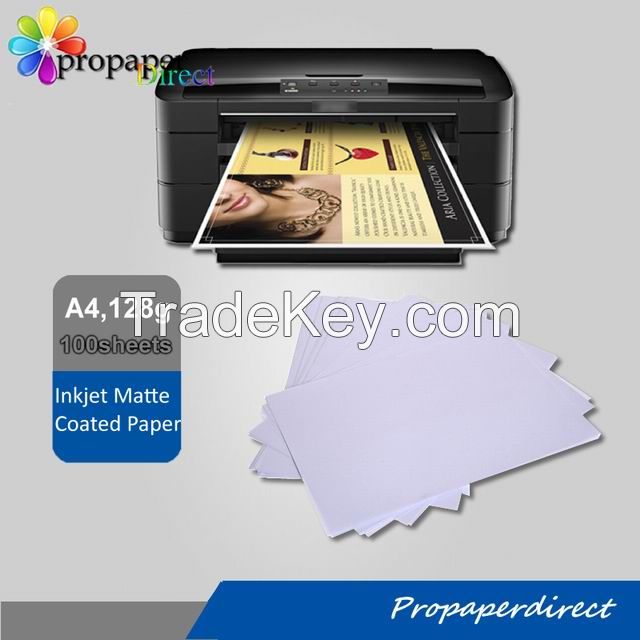 220gsm matte coated inkjet printing photo paper