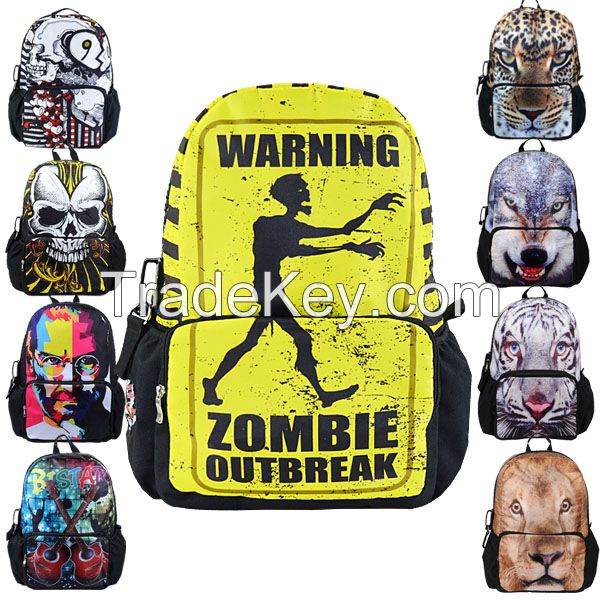 Bistar Galaxy fashion trendy zombie style backpack waterproof polyester school bag BBP117