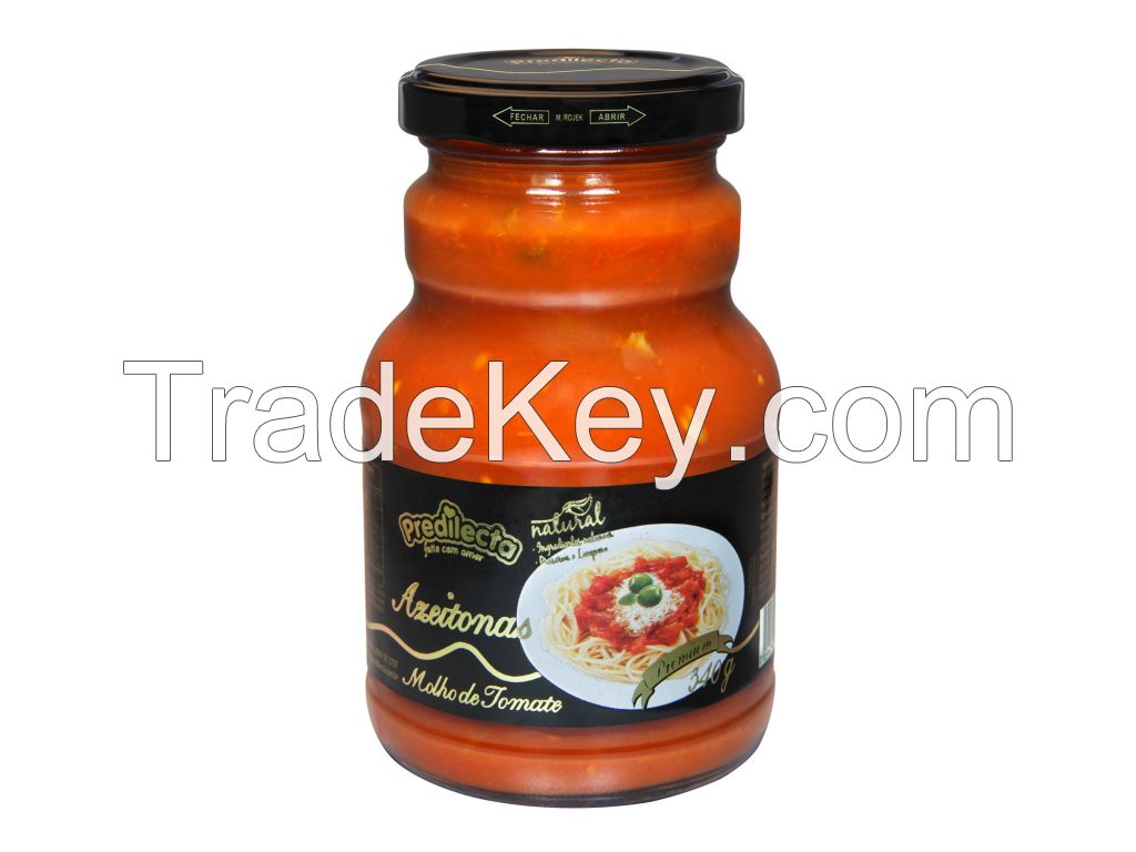 Tomato Sauce With Olives - Glass