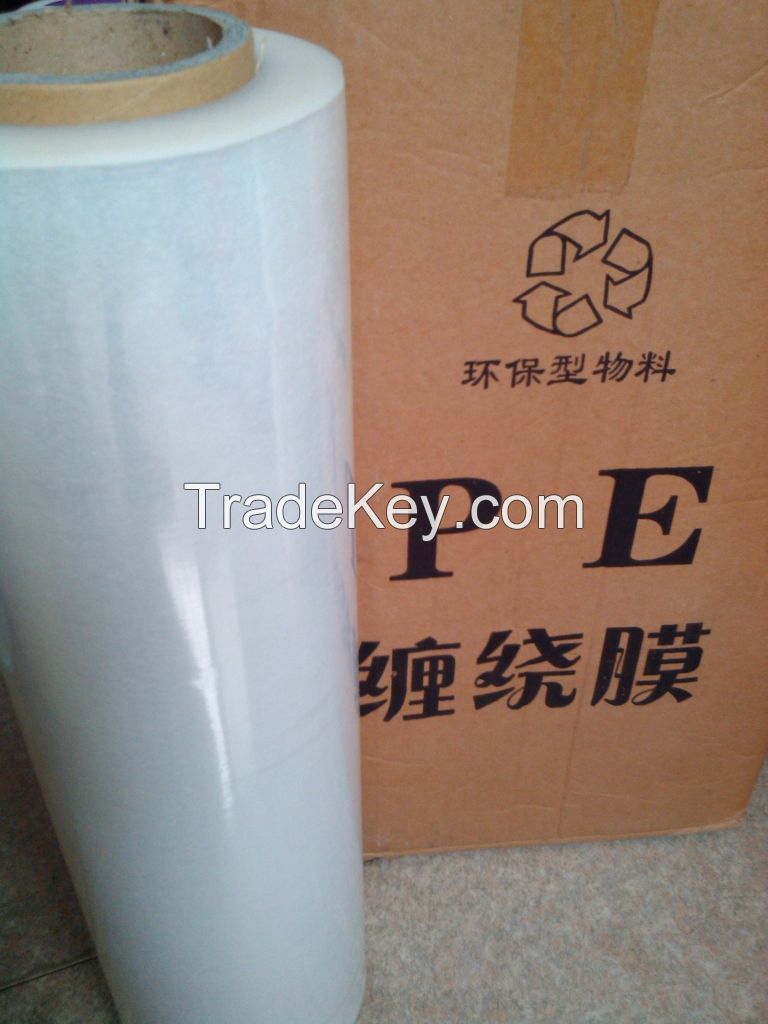 LLDPE film stretch for packing wrapping pallet, pe stretch wrap film of package