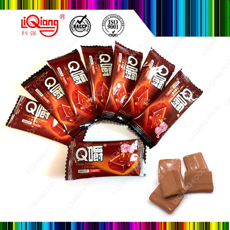 Q-chew chocolate soft chewy candy