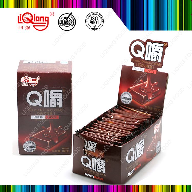 Q-chew Chocolate Soft Chewy Candy 