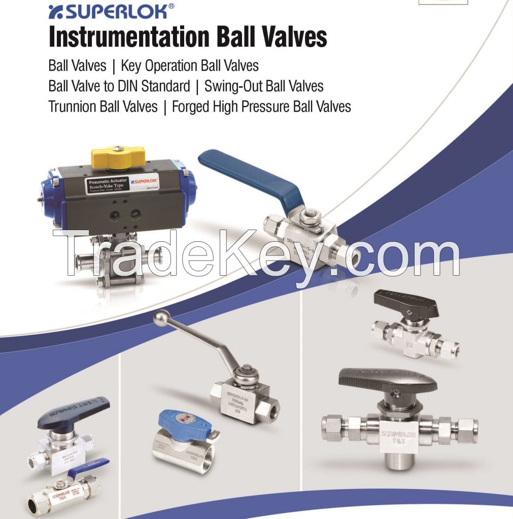 SUPERLOK Instrumentation Ball Valves