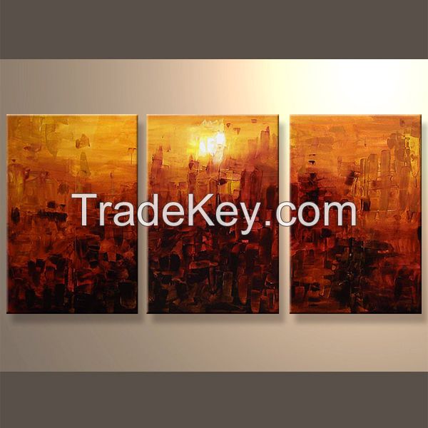 Abstract Oil Painting On Canvas For Decor