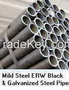 MILD STEEL ERW BLACK & GALVANIZED STEEL PIPE