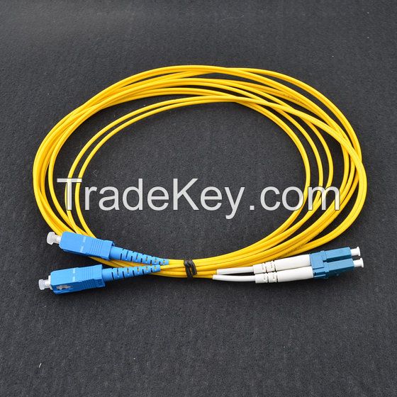 SC-LC Fiber Optic Patch Cord G652D SM/MM Simplex/Duplex