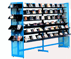 Stationary shelves