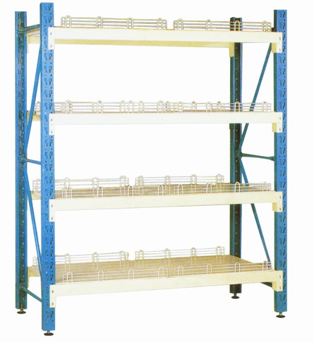 warehouse shelves