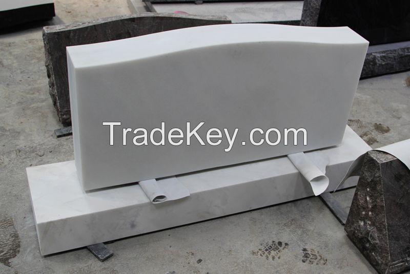 Sichuan White marble American Die and Base Monument