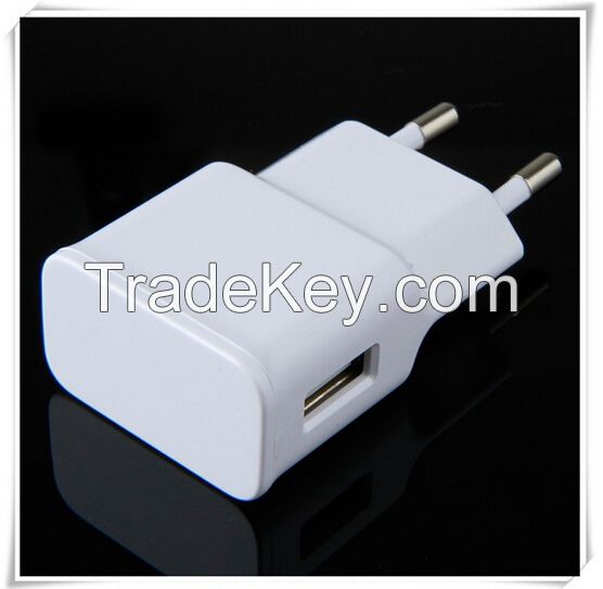 Original EU USA USB Wall Charger 2A Power Plug Adapter for Samsung Galaxy S5 S4 S3 N7100 Note 2 3 i9500 i9300 iphone HTC SONY Mobile Phone