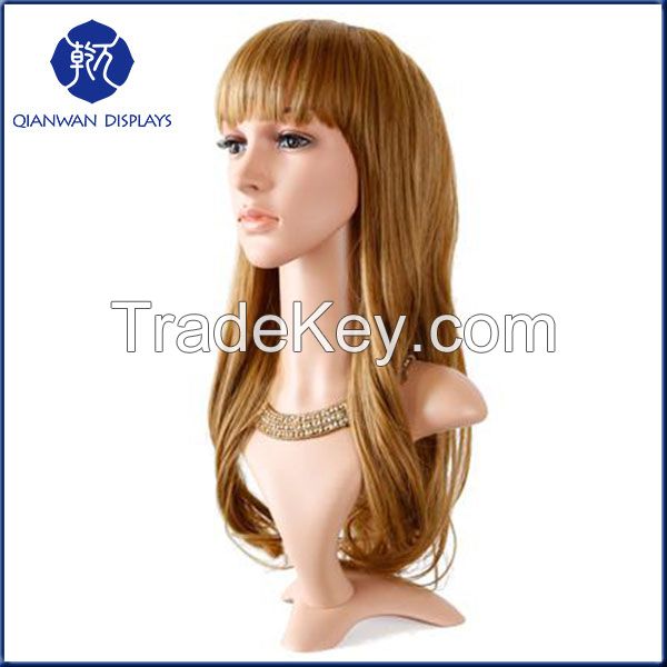 cheap hair female mannequin head on sale