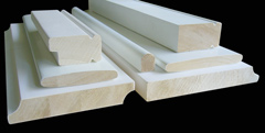 wood shutter components