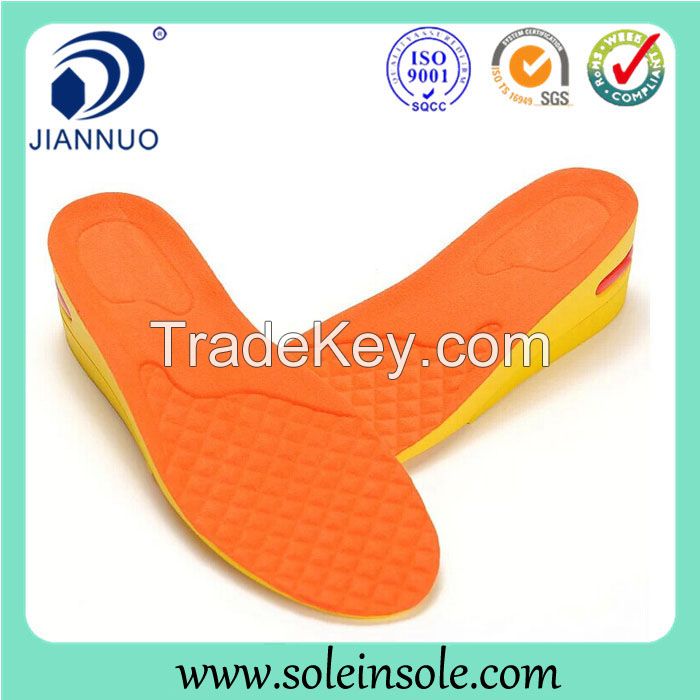 High quality height increasing antibacterial shoes insole