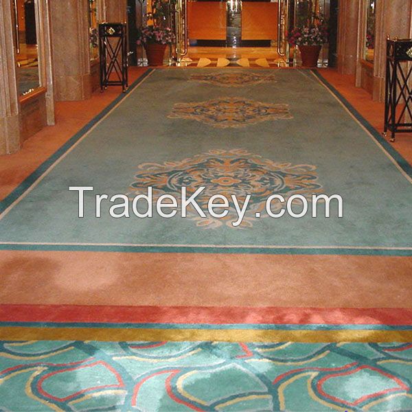 High grade customized hand made carpet for corridors