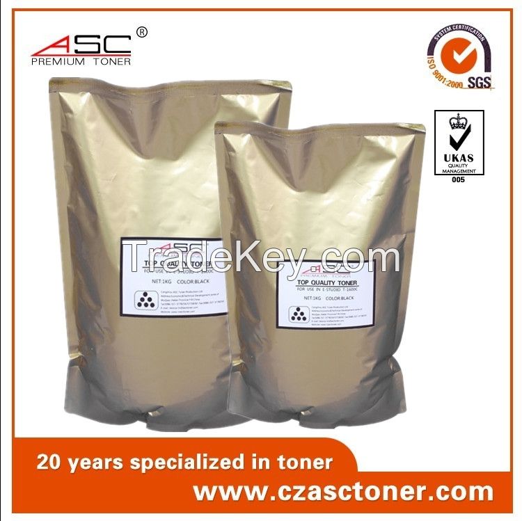 hot sal factory ASC black bottle toner powder with high quality for samsung