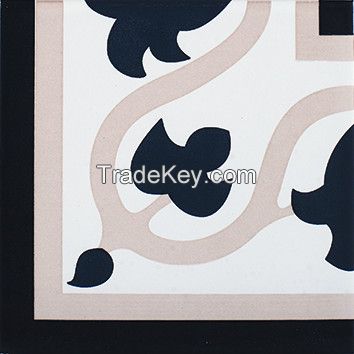 Flat surface decorative pattern tiles