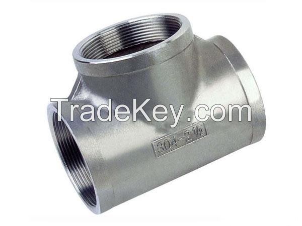 Stainless Steel Tee Pipe Fittings OEM and ODM Are Welcomed