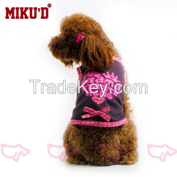 Hot sale cute pet dog cat vest dress apparel