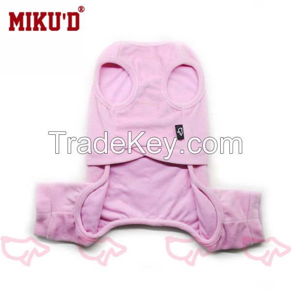 Hot sale cute pet dog cat pink flower dress apparel 