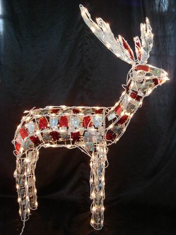 standing reindeer