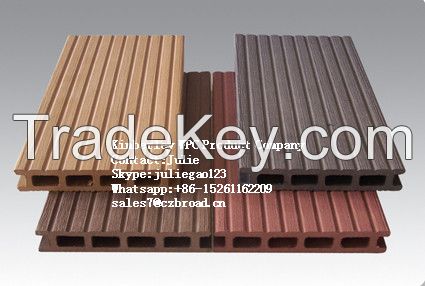 140*25mm Wood Plastic Composite Flooring, WPC Floor Board