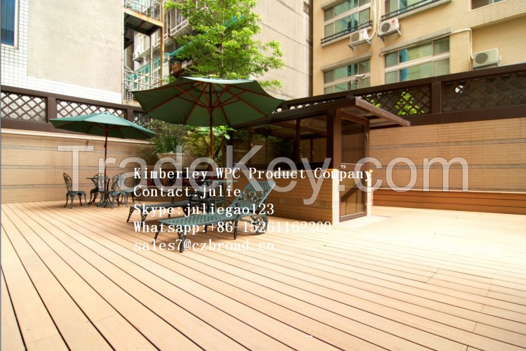 Price WPC Decking/WPC Flooring/WPC Decking/Construction Material Wood Plastic Composites /Fashionable Decorative WPC