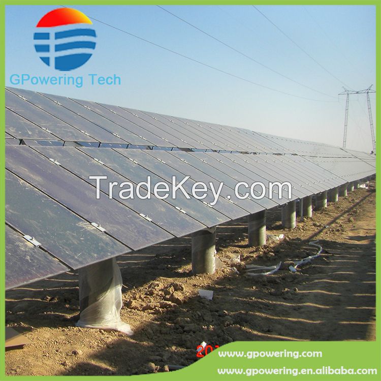 Solar Ground Mounting System, Thin Film Ground Mount Racking