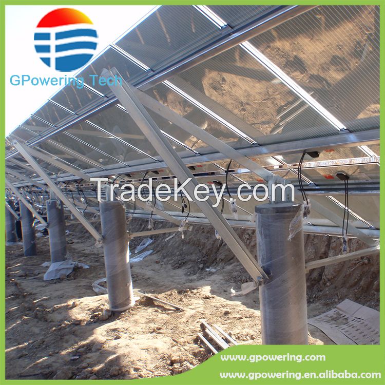 Solar Ground Mounting System, Thin Film Ground Mount Racking