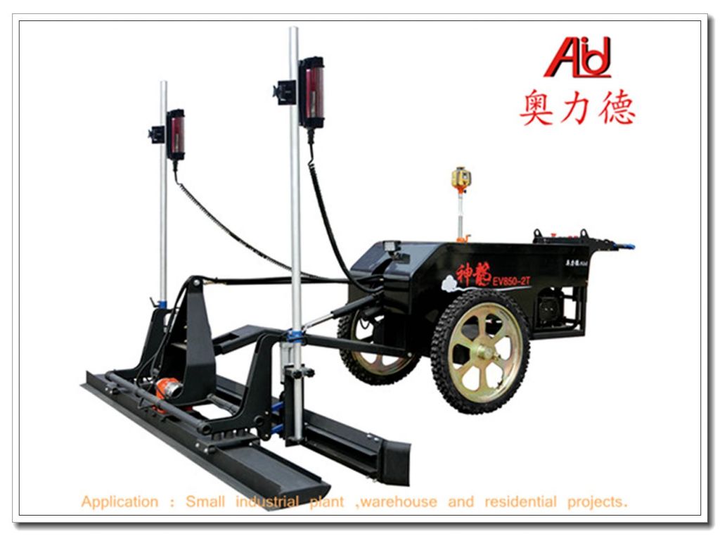 laser guided concrete screed laser guided machine 