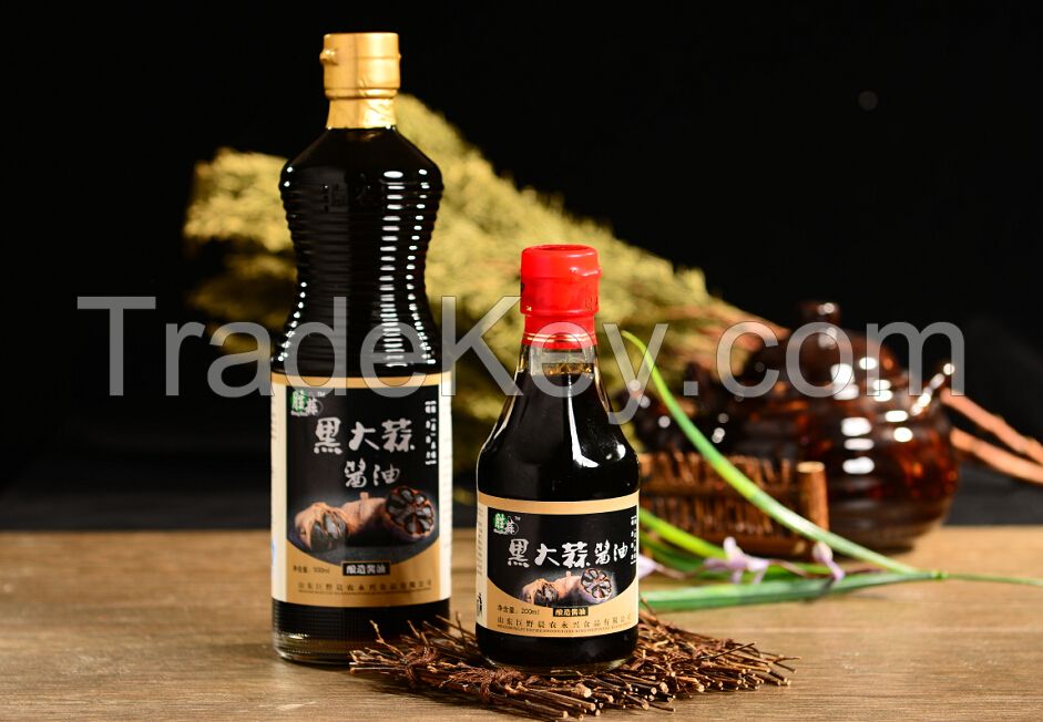 black garlic  vinegar