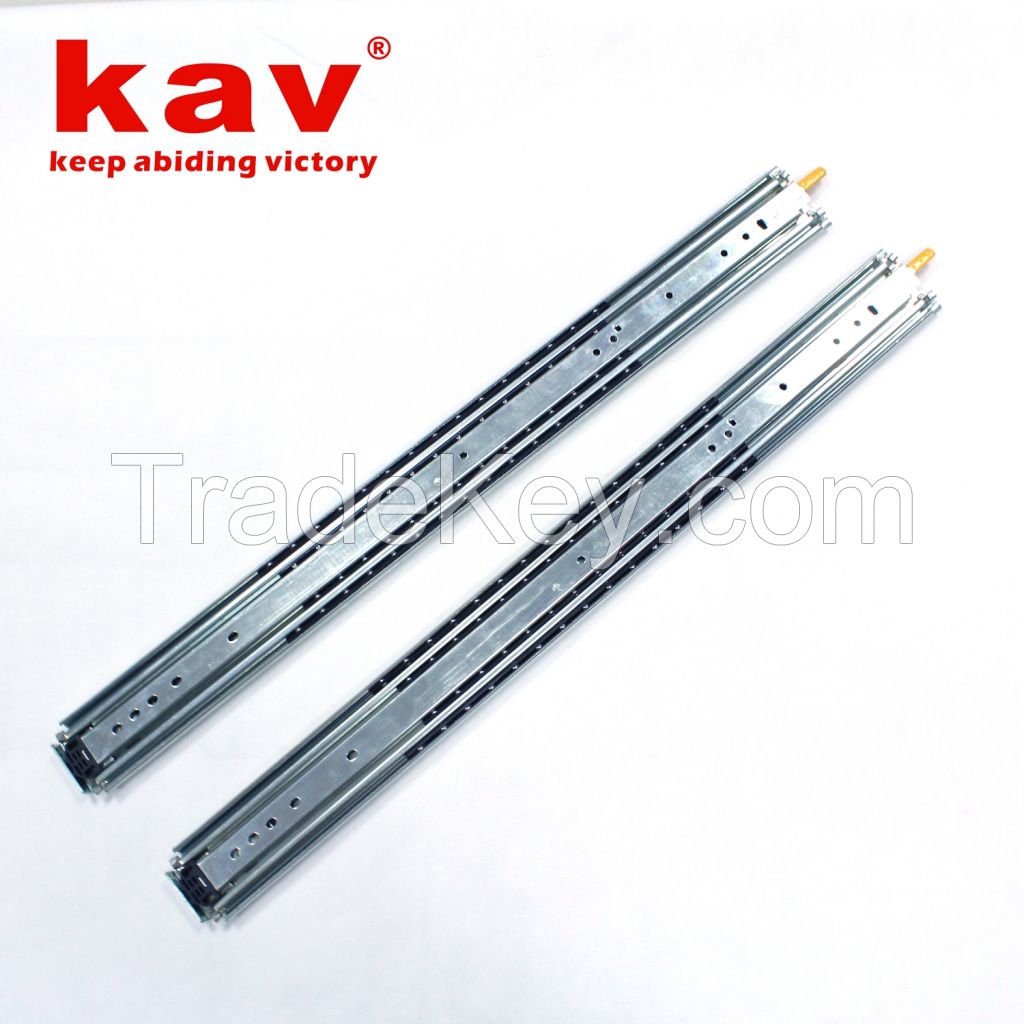 76mm width ball bearing slides full extension heavy duty slide rails