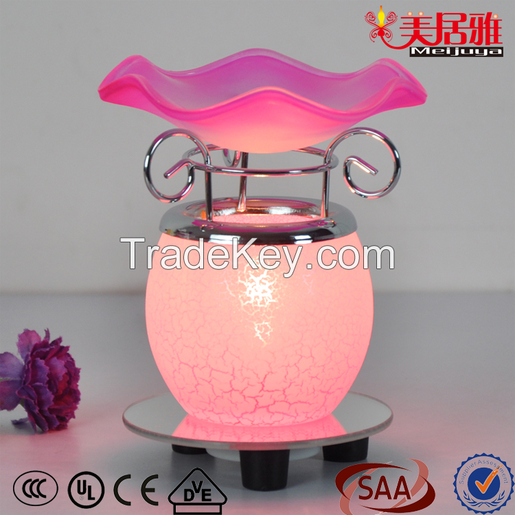 Manufacture electric Glass fragrance lamp oil burner aroma burner C0532