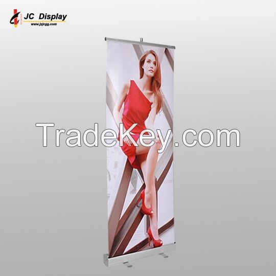 Narrow Width Cost-Effective Collapsible Portable Roll Up Banner Stand Perfect for Trade Shows 
