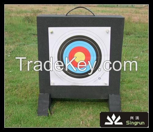 high density foam target for compound and recurve bows