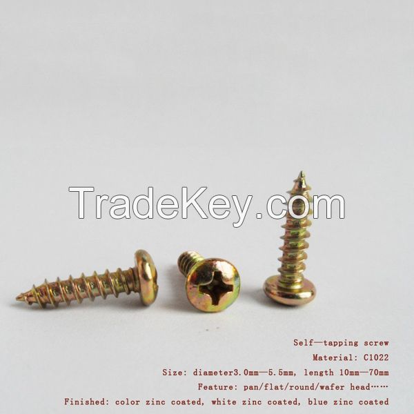 self tapping machine screws