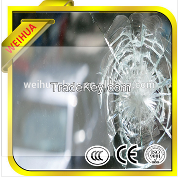 High Quality Bulletproof Glass Price with CE/ISO9001/CCC