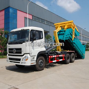 Garbage truck with detachable container