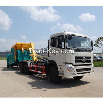 Garbage truck with detachable container