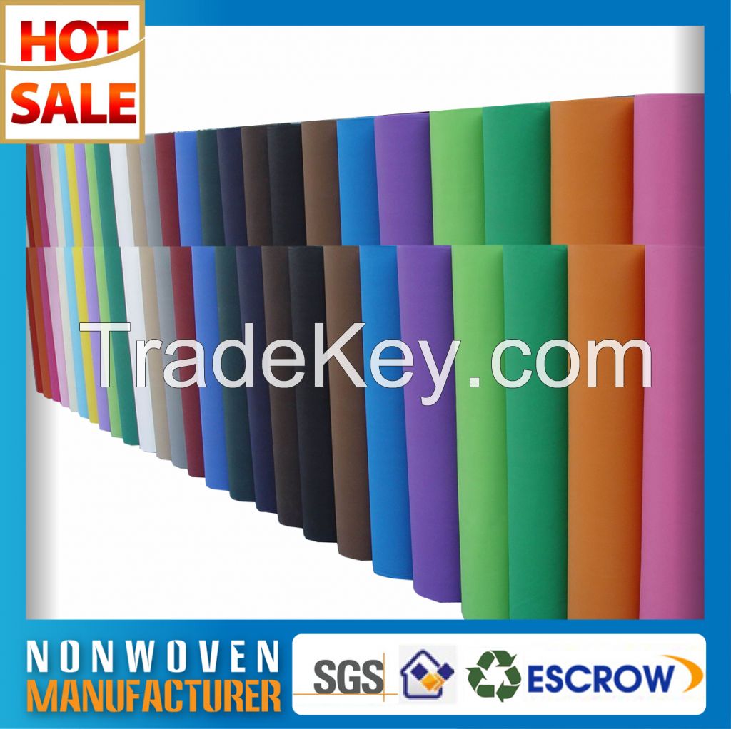 Stock Multicolor Spunbonded Polypropylene Nonwoven Fabric