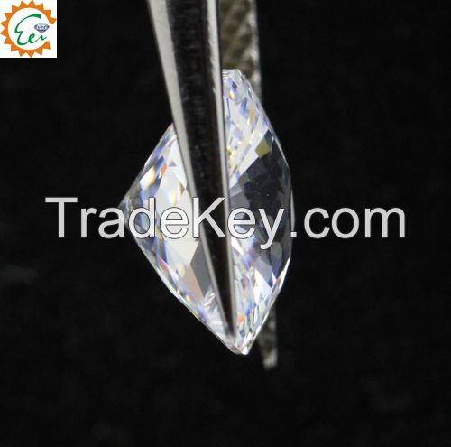 Cubic zirconia square shape Turtle Face Natural Base Super shing Quality AAA