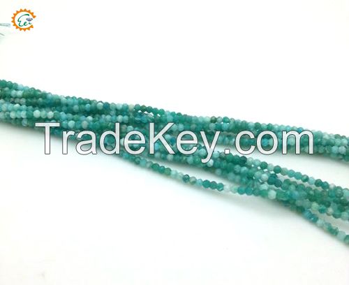 Amazon stone bead- Semi-precious stone for string bead