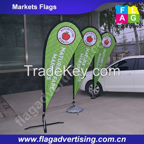 Easy to Use, Long-Lasting Custom Outdoor Event Banner, Display Flag, Teardrop Flag
